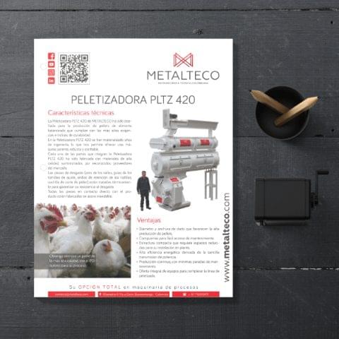 Slider Catalogues Metalteco: Pelletizer Pltz 420