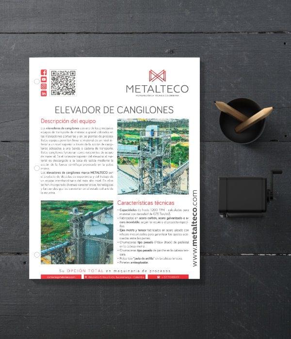 Catálogo Elevador de Cangilones
