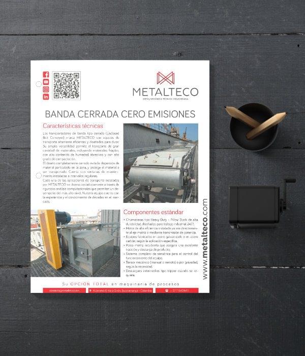 Catálogo Transportador de Banda