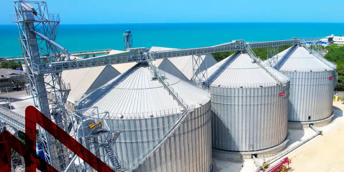 Compas Tolu terminal graneles secos realizados por Metalteco