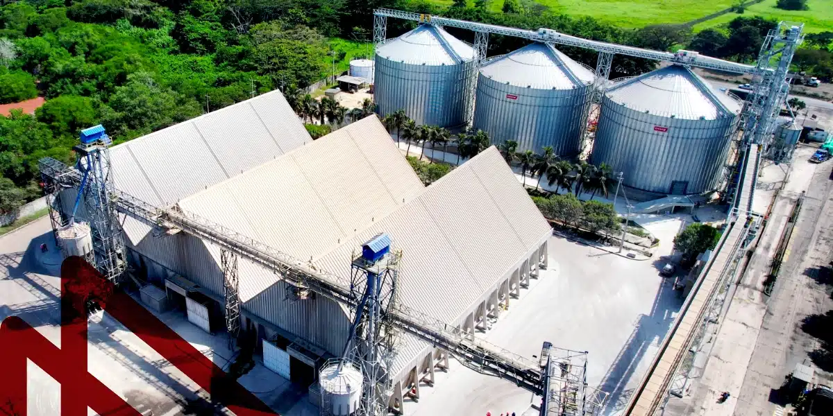 Compas Tolu terminal graneles secos realizados por Metalteco