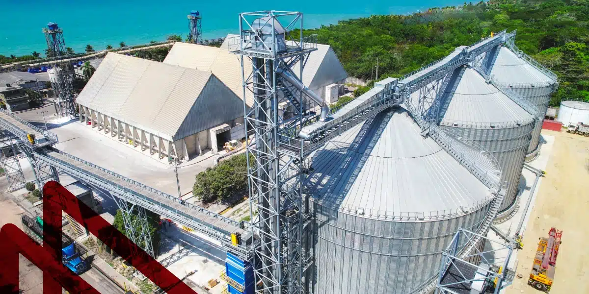 Compas Tolu terminal graneles secos realizados por Metalteco