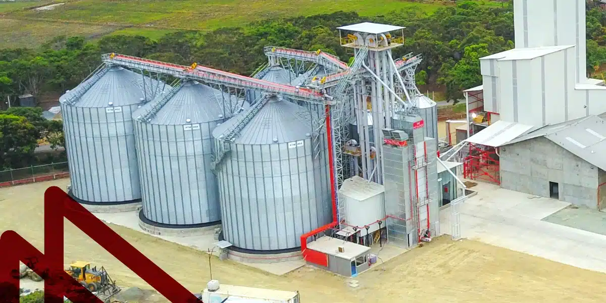 Italcol Ecuador Secamiento de Cereales por Metalteco